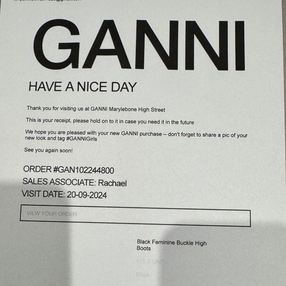 GANNI Buckles Tall Black Patent Boots - Picture 14 of 15